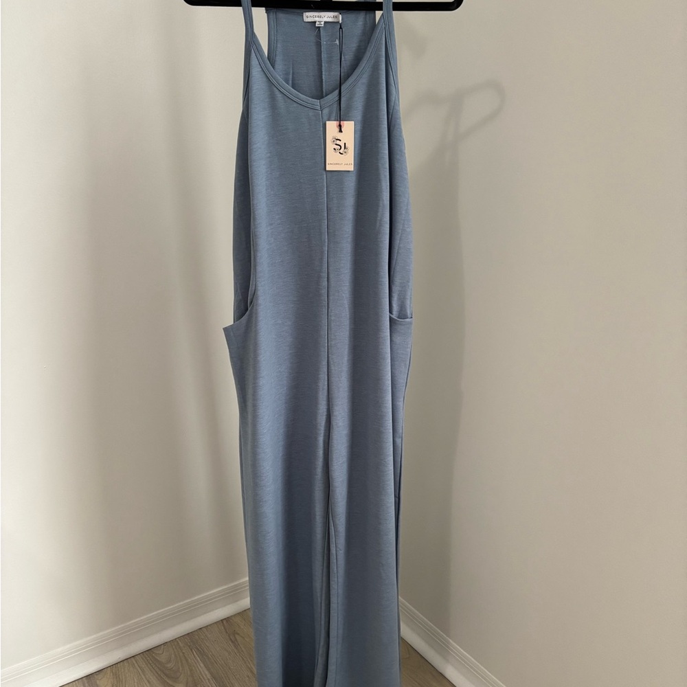 Sincerely Jules Blue Overalls - Picture 2 of 7